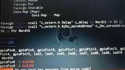 Haskell code uses Haskell heap on Cortex M4.