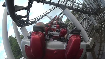 Platform 13 / Xpress Onride Front Row Walibi 2015 in Super Slow Motion