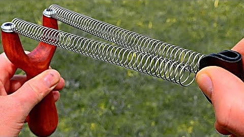 Spring Power in a Slingshot DIY