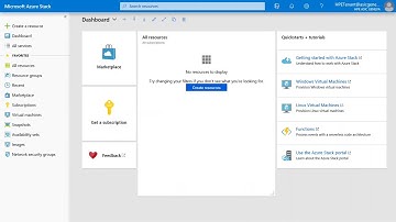 Azure Stack Hub, portail utilisateur (Vidéo en Français)
