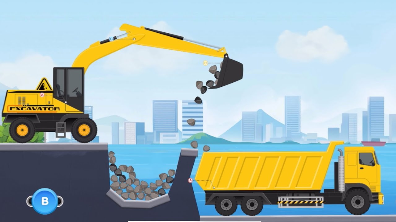 Labo Construction Truck: The Mighty Excavator: Digging, Lifting, and Loading!