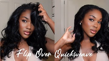 How to Flip Over Quickweave : The EASIEST & Most Natural Install
