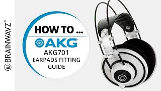 HOW TO GUIDE : Installing Brainwavz XL earpads on the AKG 701 Headphones screenshot 1