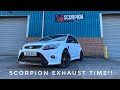 My Mk2 Ford Focus RS gets SCORPION exhaust!!