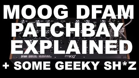 How to use Semi-Modular Patchbays: Moog DFAM /Drummer From Another Mother Patch bay explained + Tips