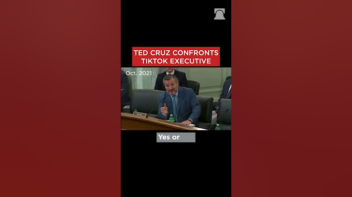 Sen. Cruz Questions TikTok Executive on China Ties | #Shorts