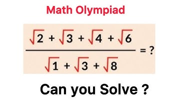 A Nice Square Root Algebra Problem | how to Solve | Step By Step Explained 