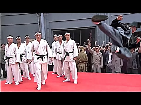 The Japanese look down on Chinese kung fu, but the kung fu boy defeated them all
