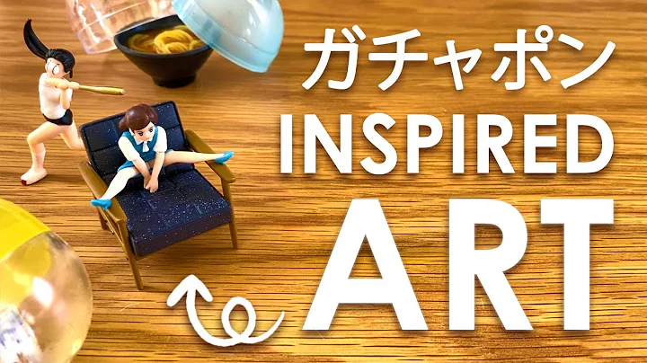 CAPSULE TOY ART PROMPTS?! - Japanese Gachapon Inspired Art