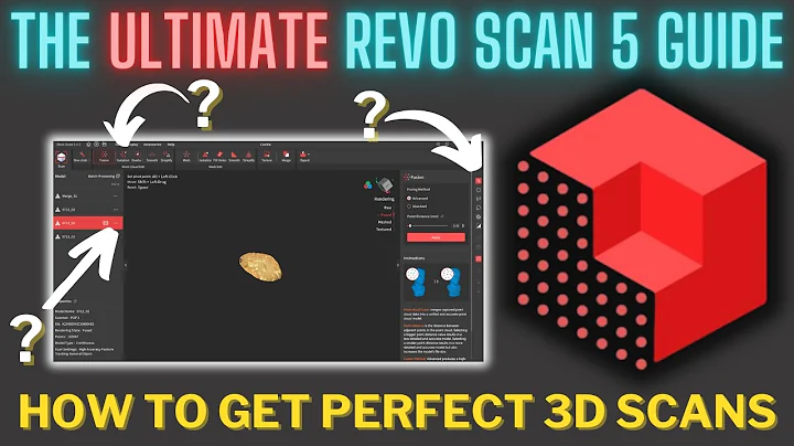 The Ultimate Revo Scan 5 Guide - How to get perfect 3D scans