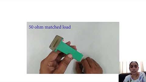 Familiarization of Microwave components | Saniya Azeem