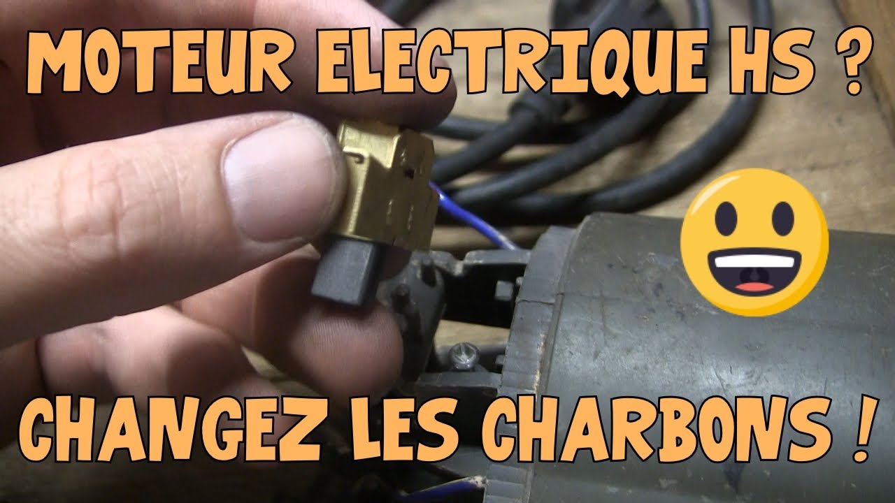 Remplacer des charbons de moteur électrique