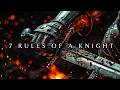 Knights code the 7 rules of medieval knights