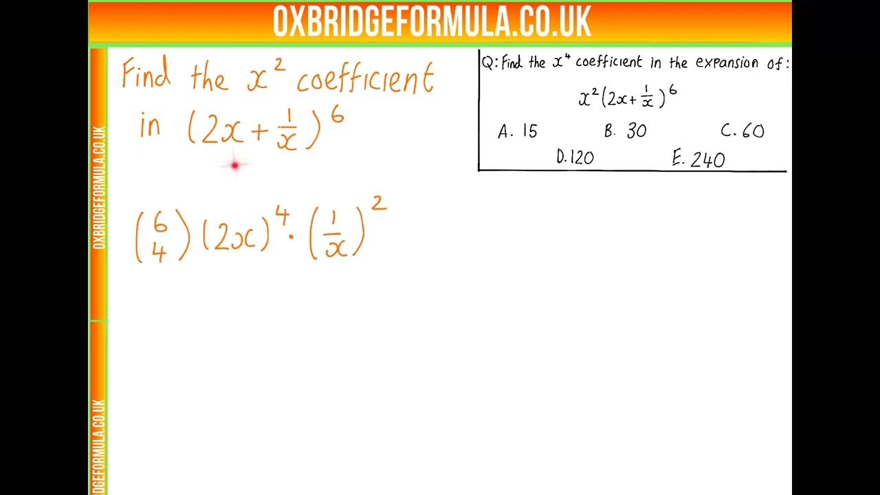 TMUA 2019 Paper 2 Q01 Binomial Expansion Worked Solution YouTube tmua-2019-paper-2-q01-binomial-expansion-worked-solution-youtube