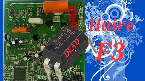 Haier DC inverter AC F3 error code AC PCB #365