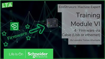 EcoStruxure Machine Expert Training - M6.4 Firmware via USB or Ethernet for M262
