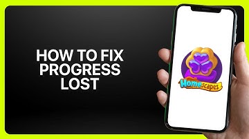 How To Fix “Progress Lost” In Homescapes 2025! Tutorial