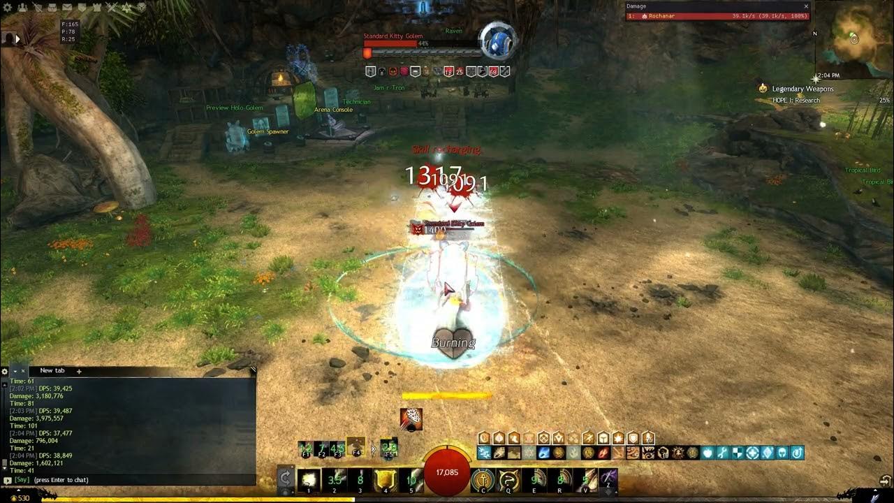 Guild Wars 2 Condi Pistol Catalyst 39,7k (small hitbox) [updated