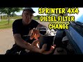 SPRINTER FUEL FILTER CHANGE - We show you step by step how to change a Mercedes Sprinter Fuel Filter