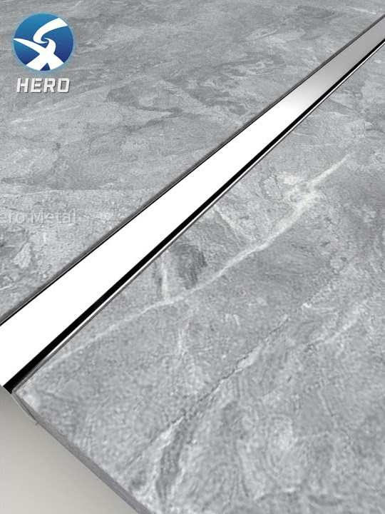 stainless steel tile trim show