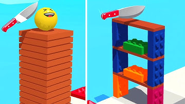 Slice It All Gameplay! Satisfying and relaxing ASMR slicing video