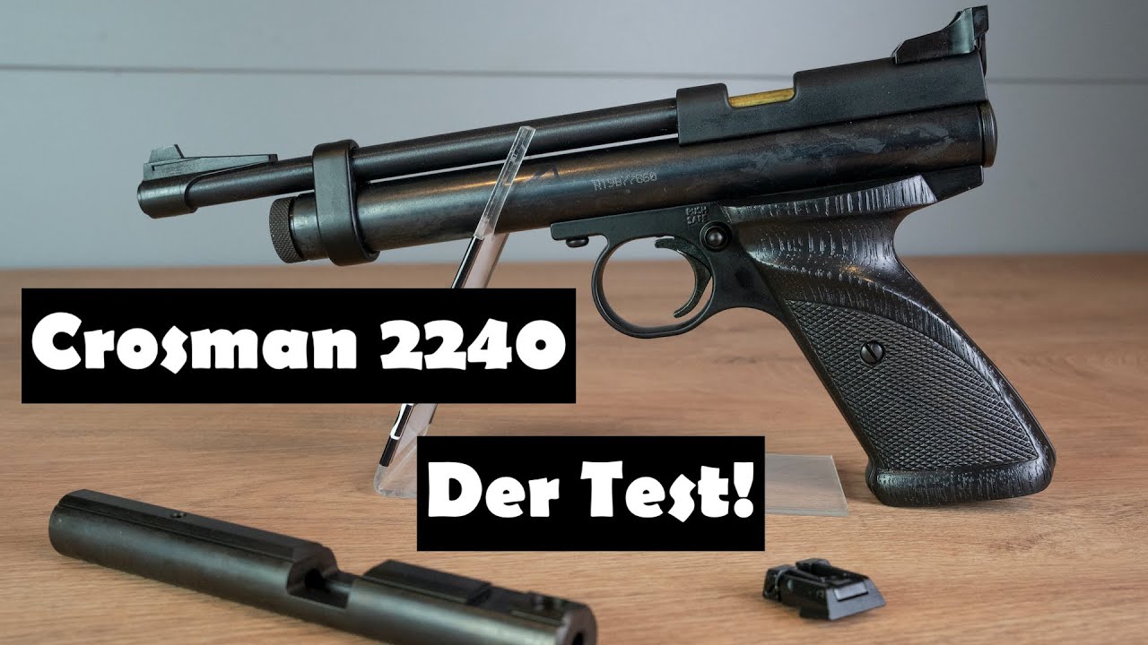 Crosman 2240 CO2 Pistole Mein Test Und Review YouTube