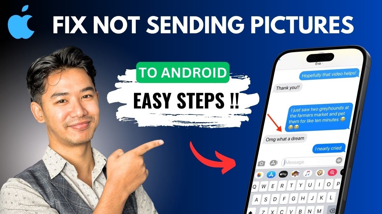How To Fix iPhone Can't Send Pictures To Android - YouTube