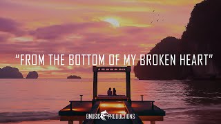 Video thumbnail of "My Broken Heart - Emotional R&B Guitar Romantic Love Song Instrumental - Beat"