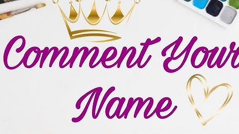 Comment your name please ♥️ writing subscribers names live 🍂🎀