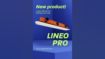ERGOVENT linear diffusers | LINEO PRO