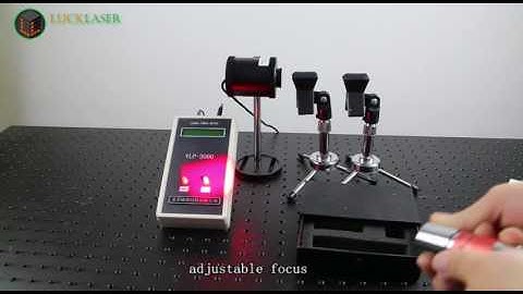 Red laser actual power measurement video -- 638nm  waterproof laser pointer