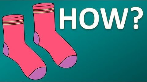 Riddle #606 - Pair of socks