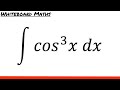 Integral of cos^3 x