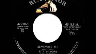 Vignette de la vidéo "1964 HITS ARCHIVE: Remember Me - Rita Pavone"