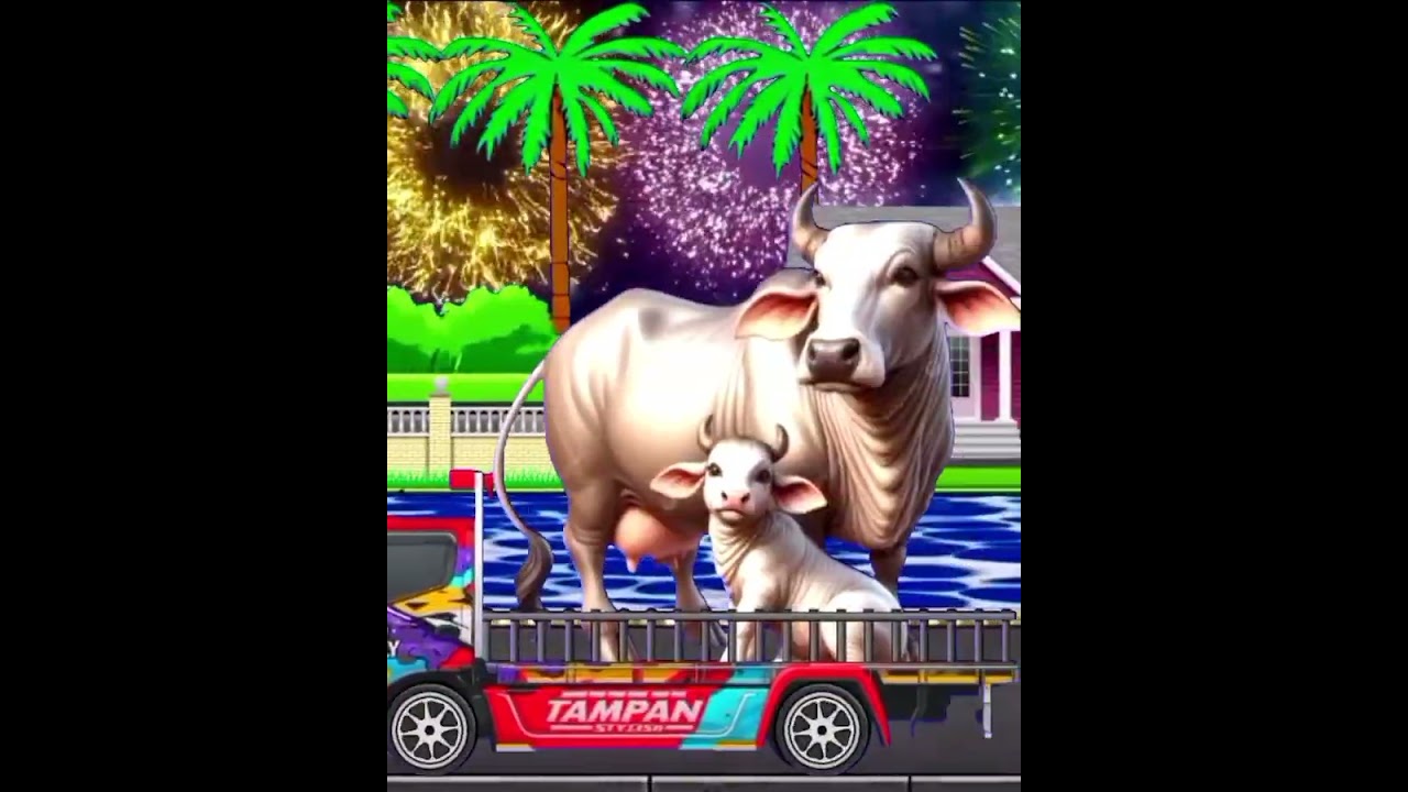 Parade takbiran keliling malam idul adha 2025 ada sapi kurban #allahuakbar #fyp #takbiran