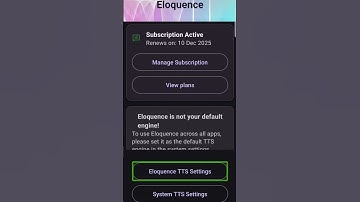 Eloquence Text To Speech (how to purchase and install on Play Store on latest Android version