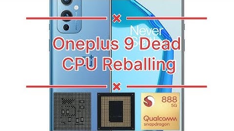 Oneplus 9 Dead Solution, CPU Reballing  #oneplus9 #oneplus95g #cpureball