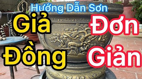 Hướng dẫn đổ chậu xi măng bằng khuôn tròn 50 nhựa ABS | Diy Concrete Planters