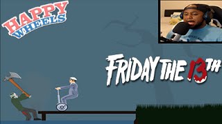 HAPPY WHEELS SCARIEST LEVEL EVER! (HILARIOUS)