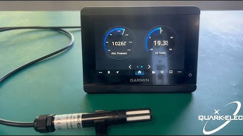 Quark-elec AS10 + Garmin TD50 | Displaying Environmental Data in minutes!