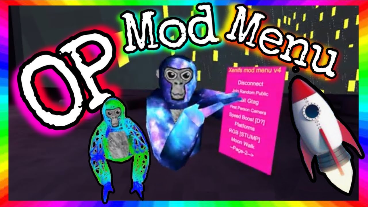 The most OP Mod Menu in gorilla tag History. . .