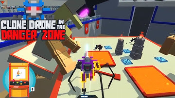 Clone Drone In The Danger Zone - Random Upgrade Challenge FAIL - Lets Play