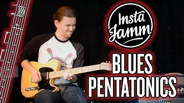 Pentatonic Scales in 12 Bar blues - Insta Jamm