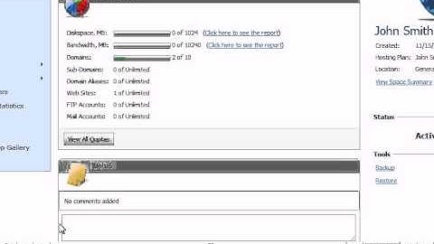 How to backup and restore your user account in WebsitePanel