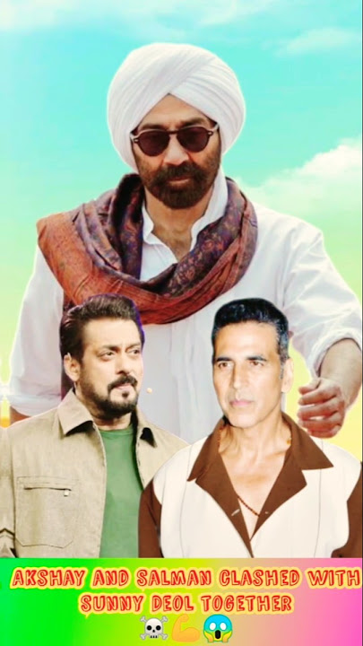 जब 'Sunny Deol' से एक साथ भिड़े थे 'Akshay & Salman' कैसा हुआ था हाल ☠️😱। #sunny #shortsvideo