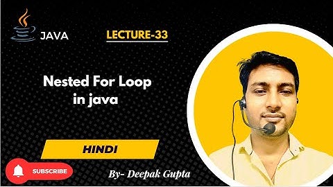 Core Java part33.Java Nested Loop with Examples | For Loops Inside For Loops Explained #java