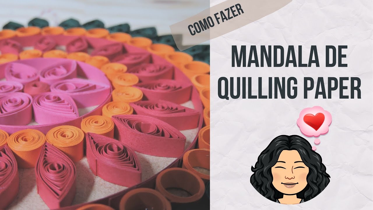 Como Fazer Mandala em Quilling Paper - Sem Material Próprio