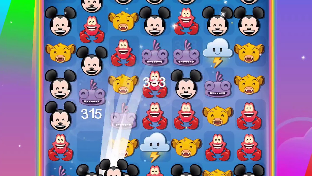 Disney emoji blitz game play