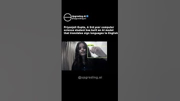 ai that understands sign language 🤯 | #ai #technology #future #shorts