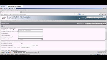 CUCM LDAP Integration